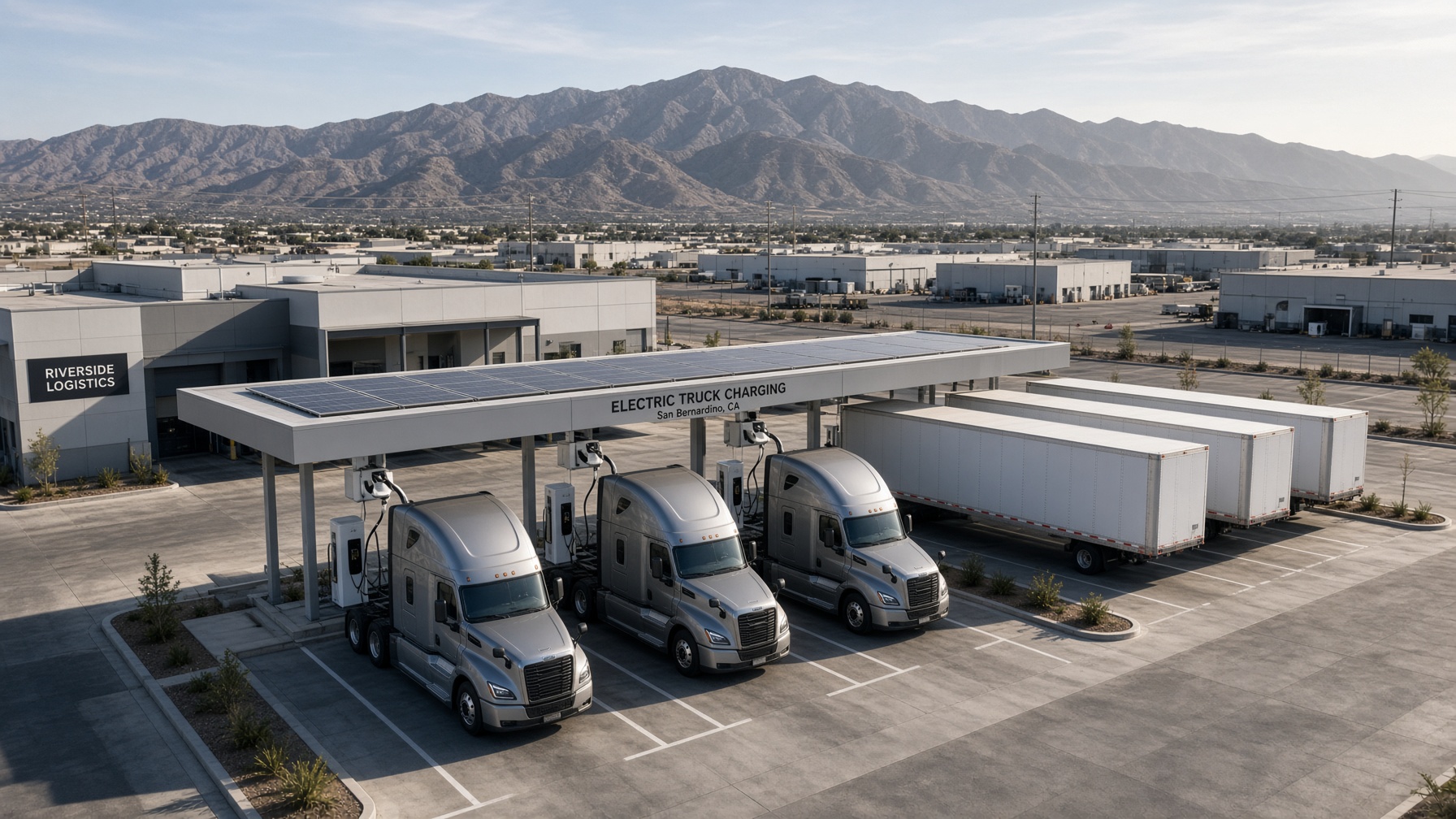 EV Semi-Fleet San Bernardino yard